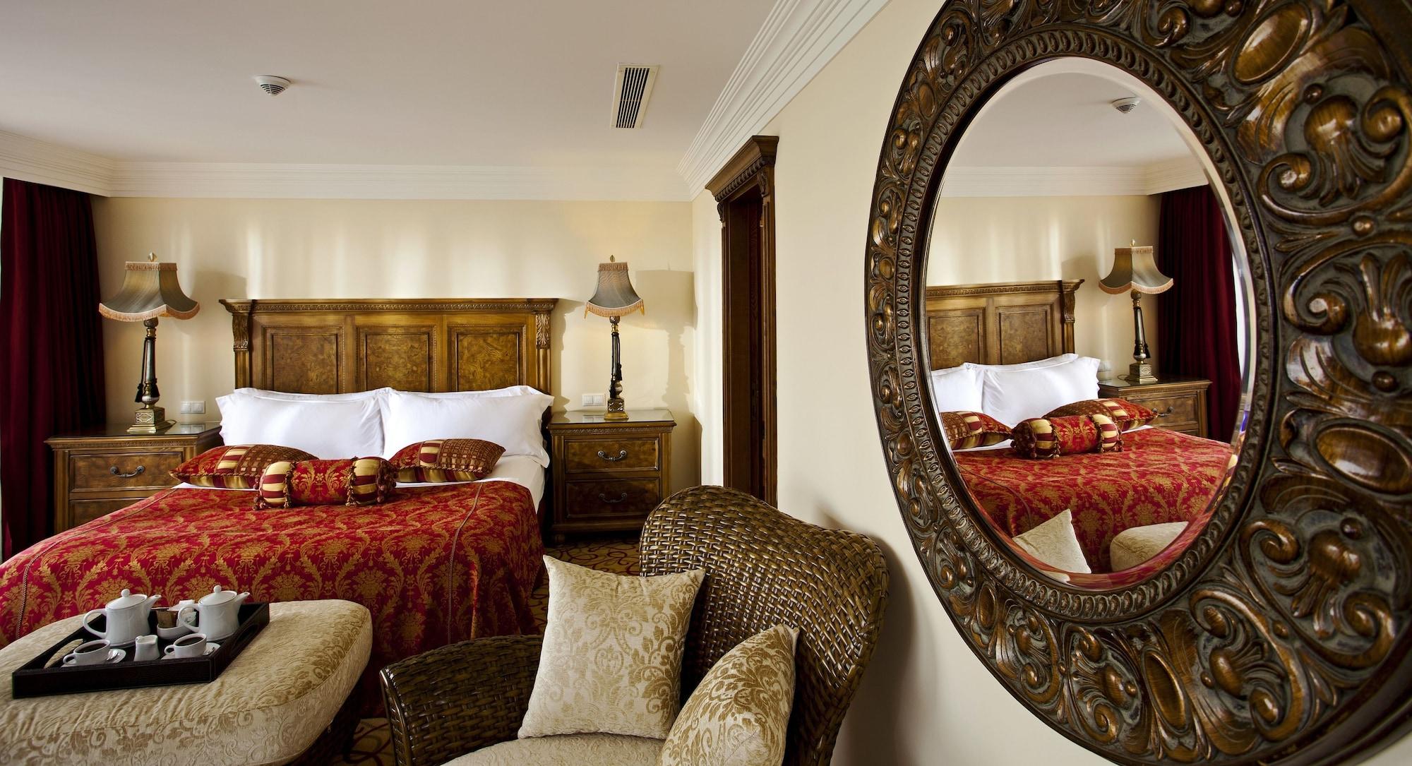 Ic Hotels Green Palace - Kids Concept Antalya Kültér fotó A bedroom at the hotel