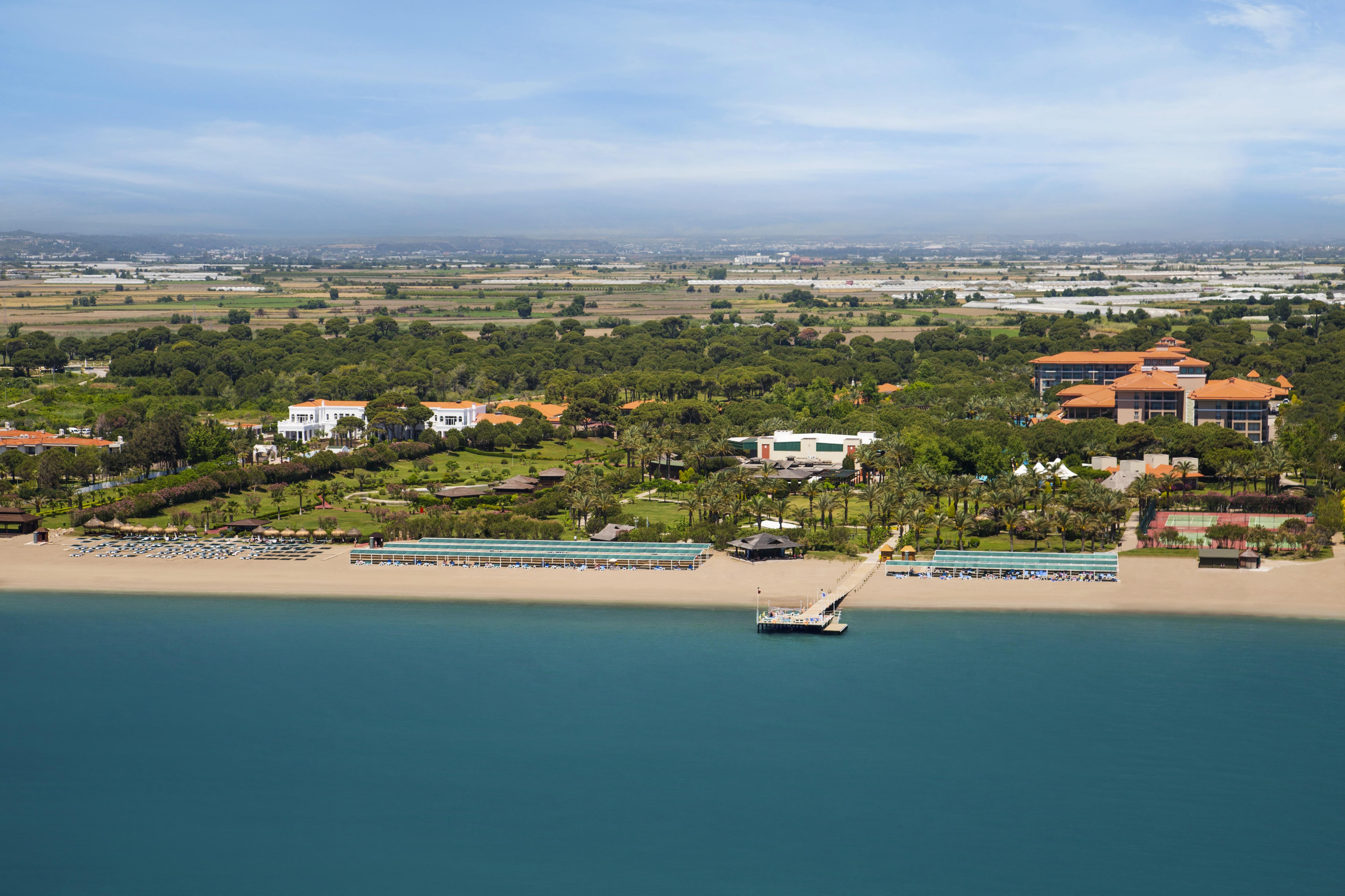 Ic Hotels Green Palace - Kids Concept Antalya Kültér fotó Aerial view of the resort