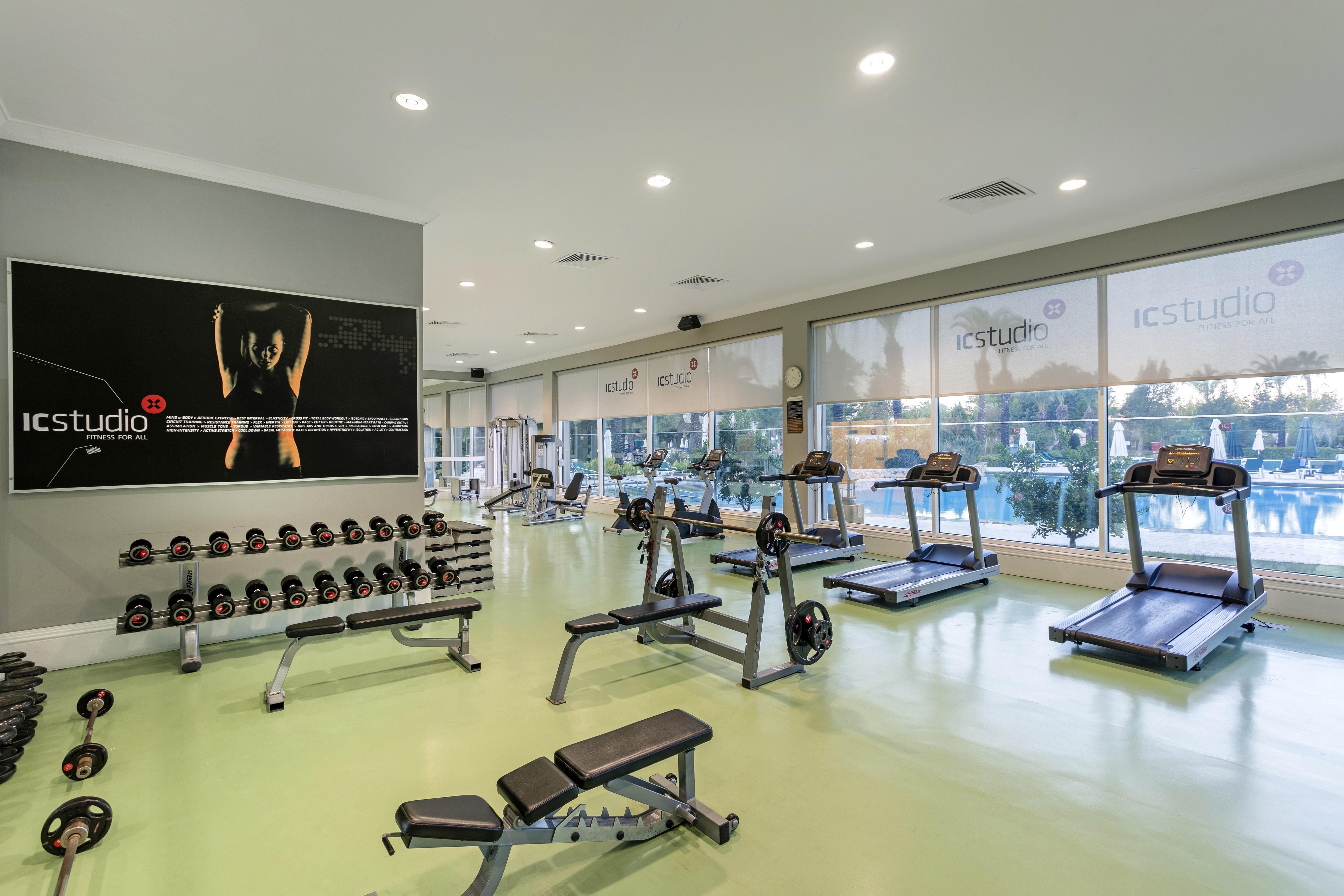 Ic Hotels Green Palace - Kids Concept Antalya Kültér fotó The gym at the hotel