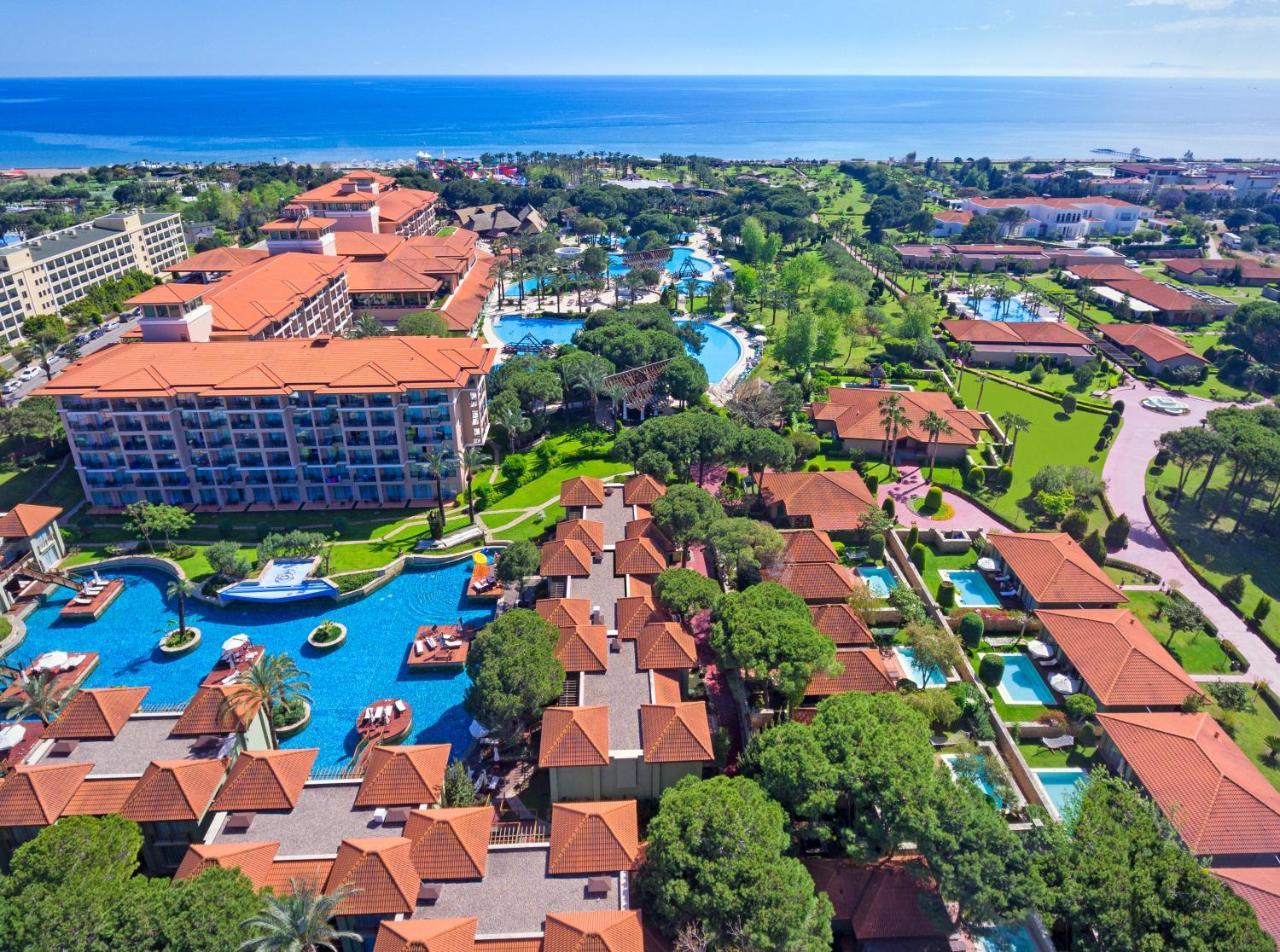 Ic Hotels Green Palace - Kids Concept Antalya Kültér fotó Aerial view of the resort